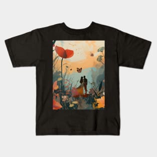 Discover True Romance: Art, Creativity and Connections for Valentine's Day and Lovers' Day Kids T-Shirt